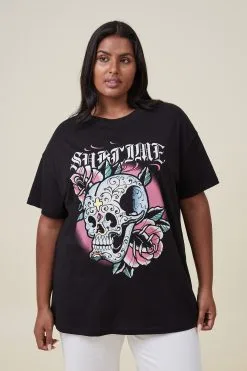 Cotton On Women The Oversized Graphic License Tee