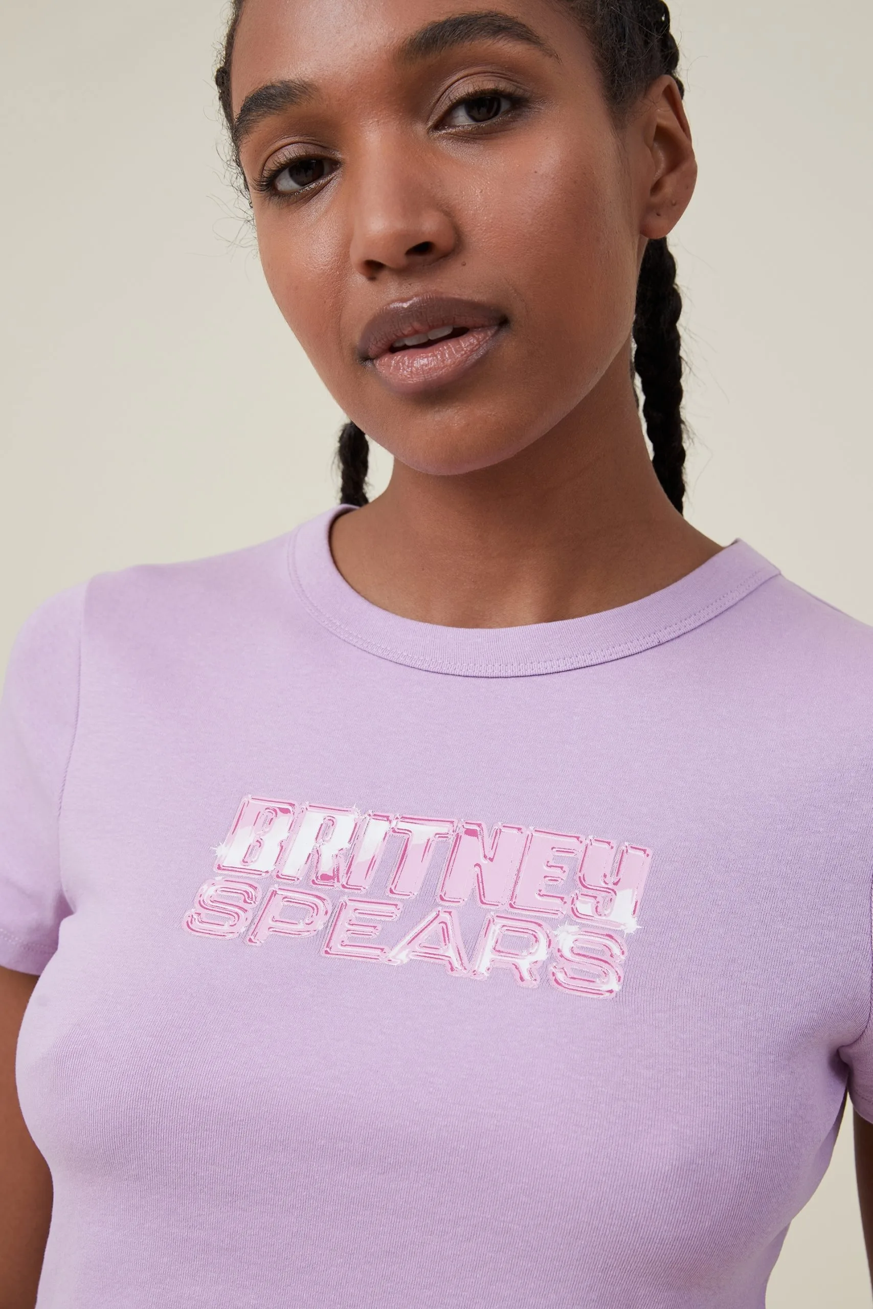 Cotton On Women Micro Fit Rib Graphic Music Tee 4 Cotton On Women Micro Fit Rib Graphic Music Tee - Image 2