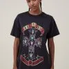 Cotton On Women Oversized Fit Guns N Roses Tee -Sweaters And Cardigans Sales 2056342 01 2