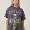 Cotton On Women Oversized Fit Guns N Roses Tee -Sweaters And Cardigans Sales 2056342 02 2