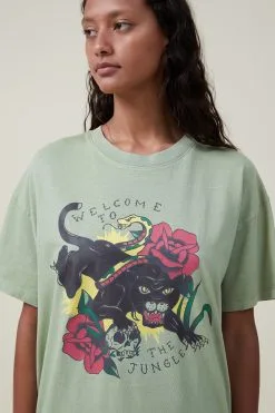 Cotton On Women Oversized Fit Guns N Roses Tee -Sweaters And Cardigans Sales 2056342 03 4