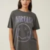 Cotton On Women Oversized Fit Nirvana Tee -Sweaters And Cardigans Sales 2056343 01 2