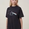 Cotton On Women Oversized Fit Pink Floyd Music Tee -Sweaters And Cardigans Sales 2056345 01 2
