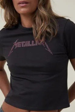 Cotton On Women Fitted Music Graphic Longline Tee -Sweaters And Cardigans Sales 2056347 04 4