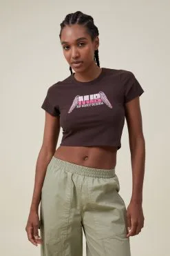 Cotton On Women Micro Fit Music Graphic Tee