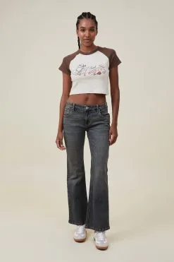 Cotton On Women Micro Fit Rib Raglan Music Graphic Tee -Sweaters And Cardigans Sales 2056349 01 4