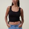 Cotton On Women Christie Rouched Side Tank -Sweaters And Cardigans Sales 2056359 02 2