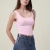 Cotton On Women Christie Rouched Side Tank -Sweaters And Cardigans Sales 2056359 04 2