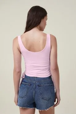 Cotton On Women Christie Rouched Side Tank -Sweaters And Cardigans Sales 2056359 04 3