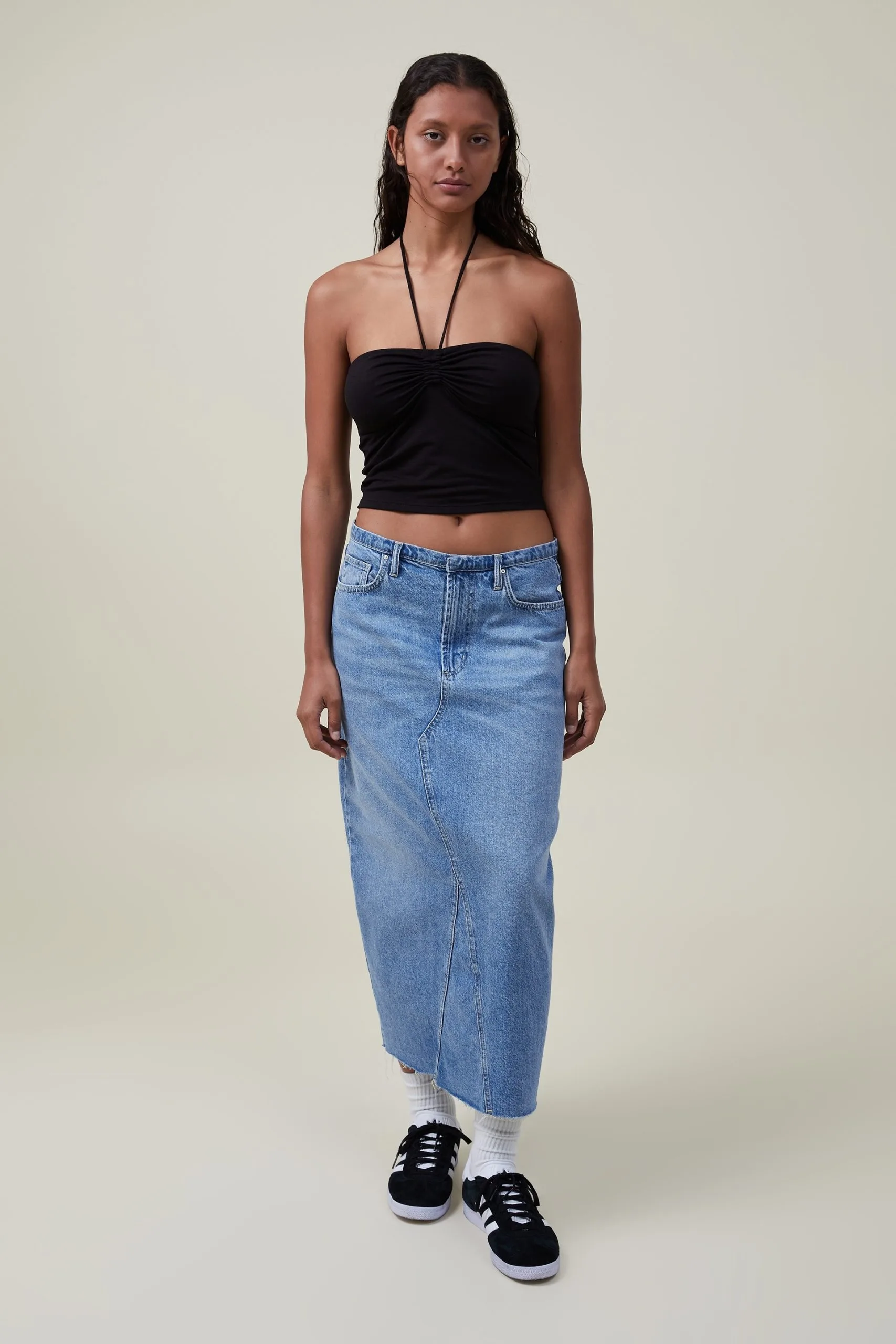 Cotton On Women Christie Rouched Front Halter Tube 4 Cotton On Women Christie Rouched Front Halter Tube - Image 2