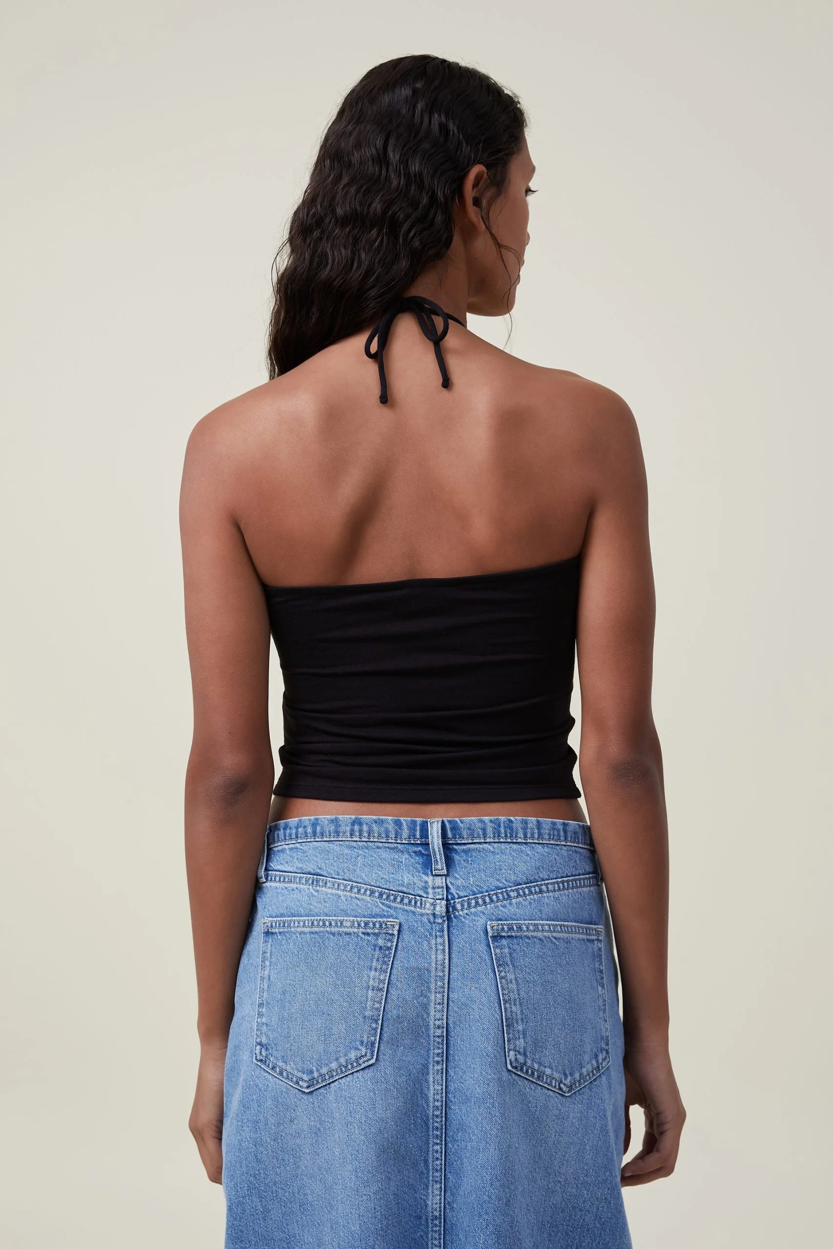 Cotton On Women Christie Rouched Front Halter Tube 5 Cotton On Women Christie Rouched Front Halter Tube - Image 3