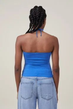 Cotton On Women Christie Rouched Front Halter Tube -Sweaters And Cardigans Sales 2056432 06 3