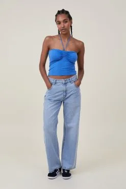 Cotton On Women Christie Rouched Front Halter Tube -Sweaters And Cardigans Sales 2056432 06 4