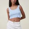 Cotton On Women The One Organic Rib Crop Tank