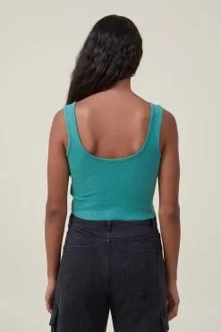 Cotton On Women The One Organic Rib Crop Tank -Sweaters And Cardigans Sales 2056433 05 3