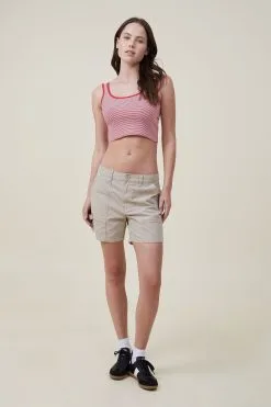 Cotton On Women The One Organic Rib Crop Tank 7 Cotton On Women The One Organic Rib Crop Tank -Sweaters And Cardigans Sales 2056433 07 1