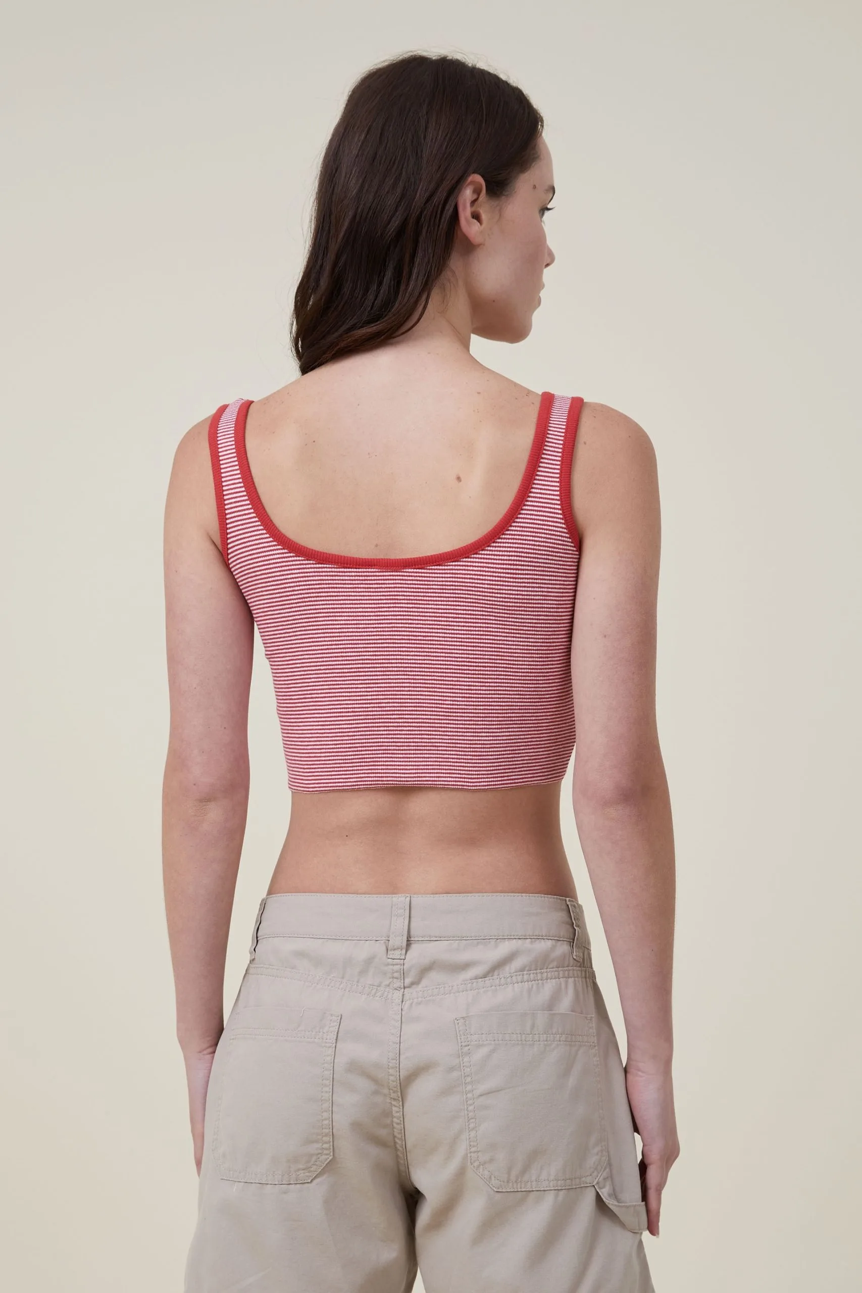 Cotton On Women The One Organic Rib Crop Tank 5 Cotton On Women The One Organic Rib Crop Tank - Image 3