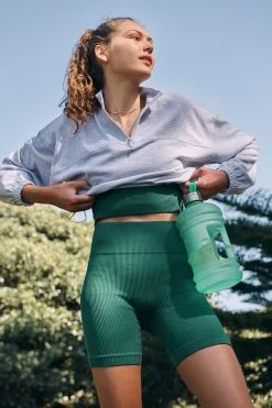 Body Seamless Rib Bike Short