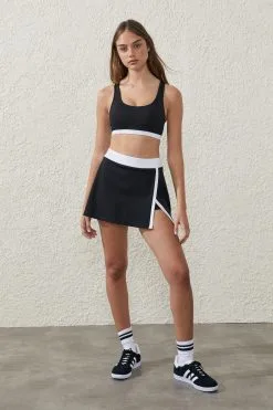 Body Smoothing Side Split Skirt