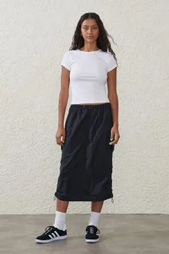 Body Active Parachute Midi Skirt